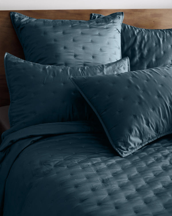 Bamboo Dream Quilted Sham Set - Standard / Sage