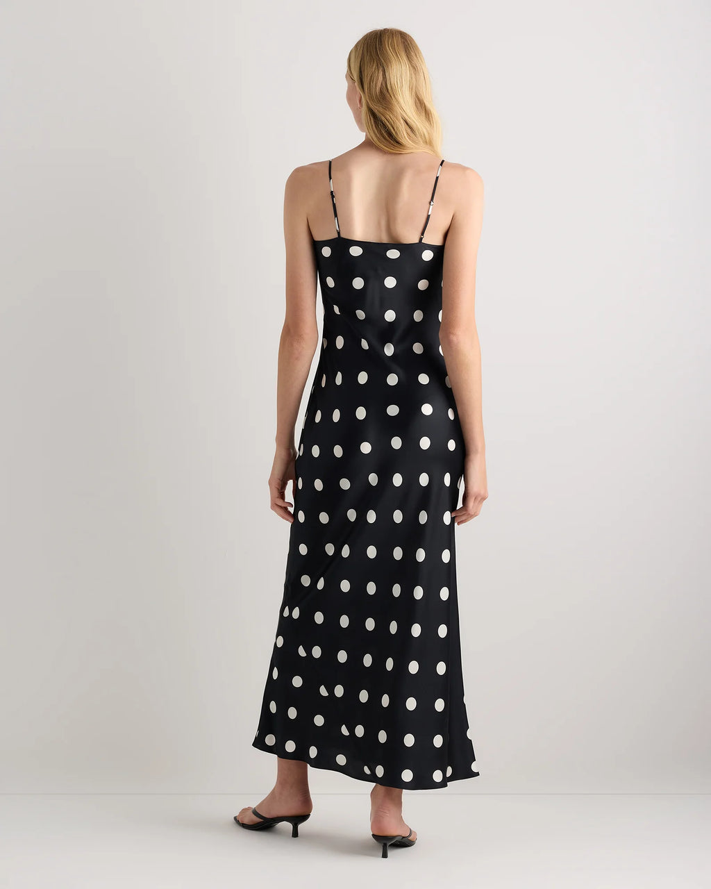 100% Washable Silk Maxi Slip Dress - XS / Cordovan Red Hibiscus