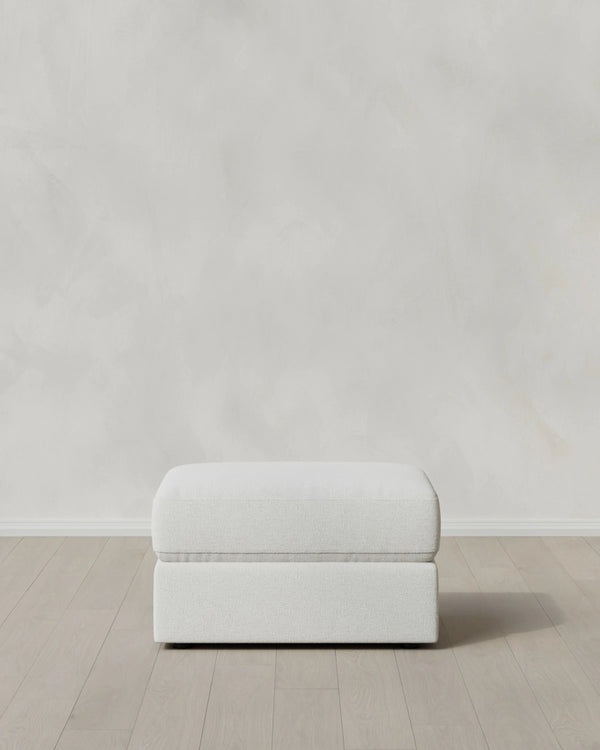 Ashford Deep Seat Ottoman in Performance Basketweave - One Size / Navy