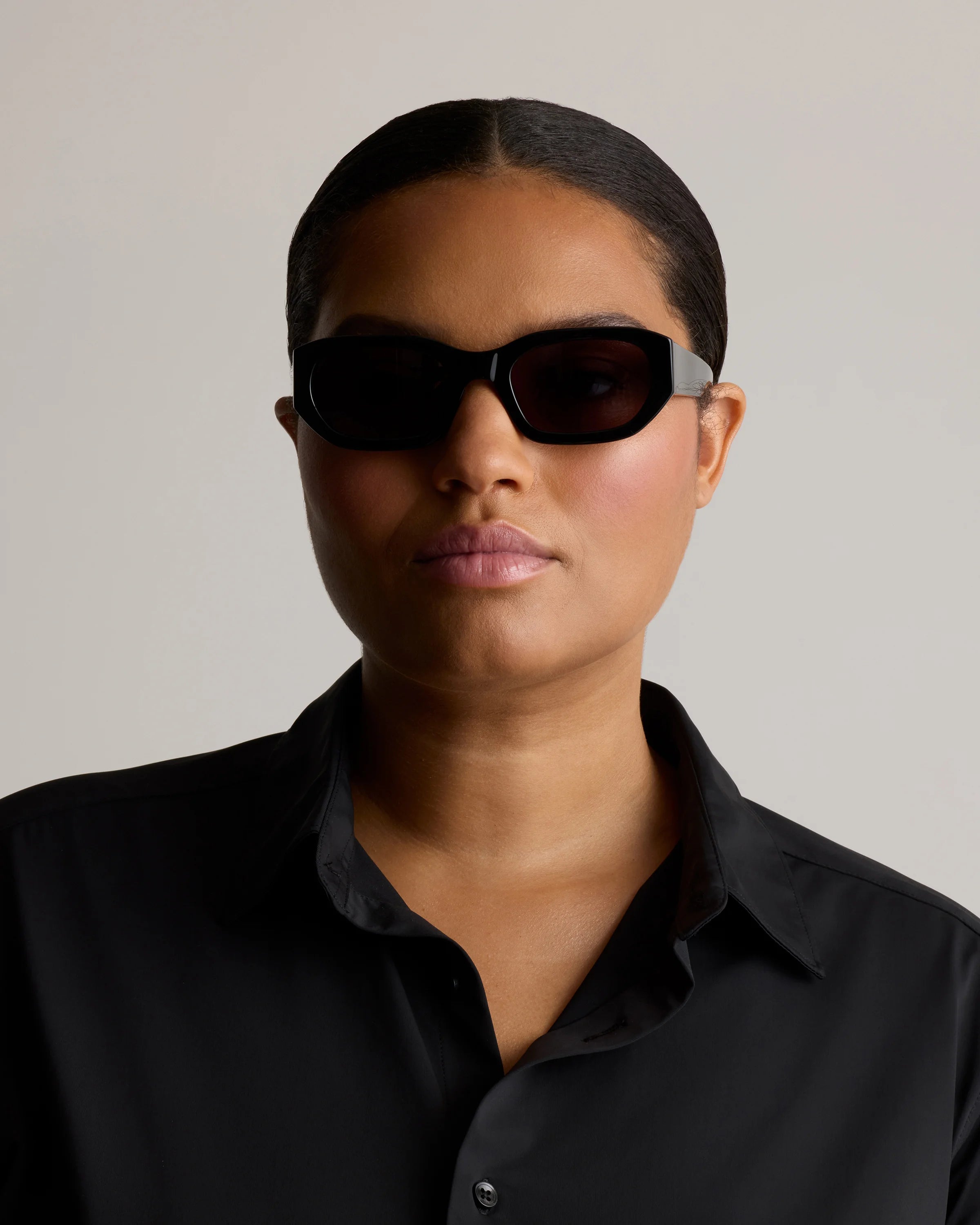 Brisbane Polarized Acetate Sunglasses - Standard / Black with Grey lens Secondary image