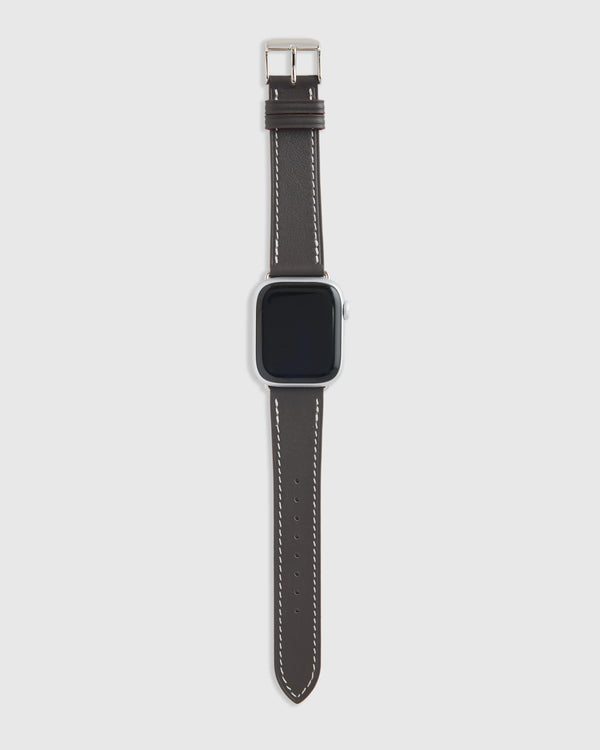 Leather Smartwatch Band - 38mm - 42mm / Cognac