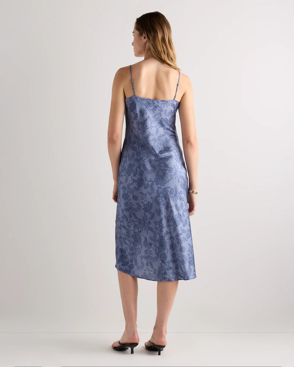 100% Washable Silk Slip Dress - XS / Black