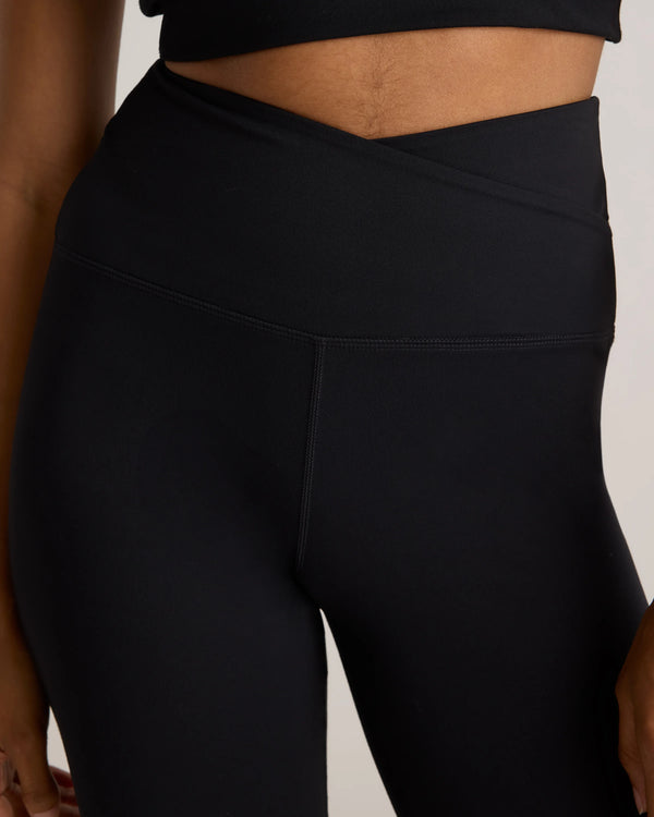 Ultra-Form High-Rise Crossover Flared Pant - XS / Black