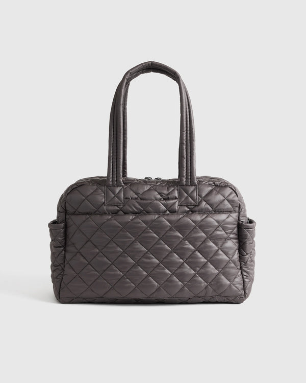 Transit Quilted Duffle Bag - One Size / Taupe Brown