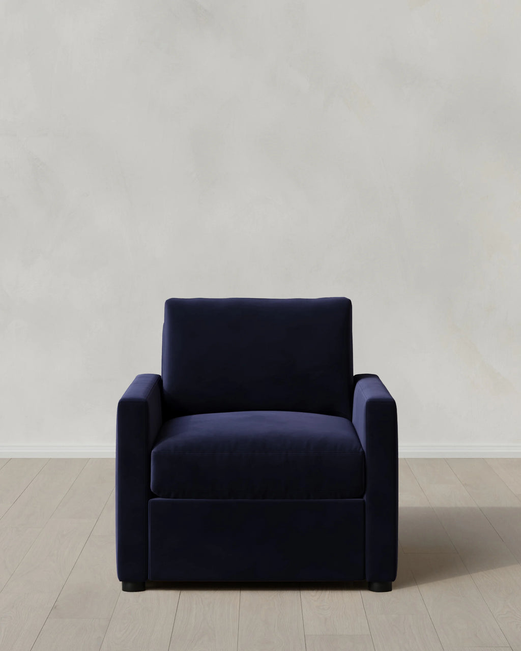 Brennan Accent Chair in Performance Velvet - One Size / Pine