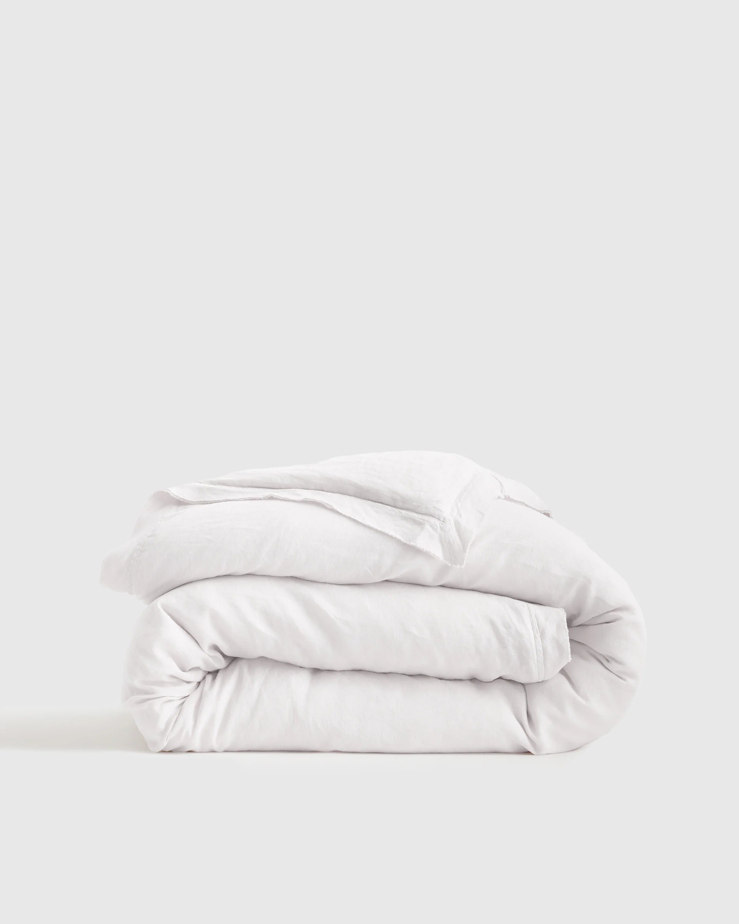 European Linen Double Flange Duvet Cover - Twin / Pine Secondary image