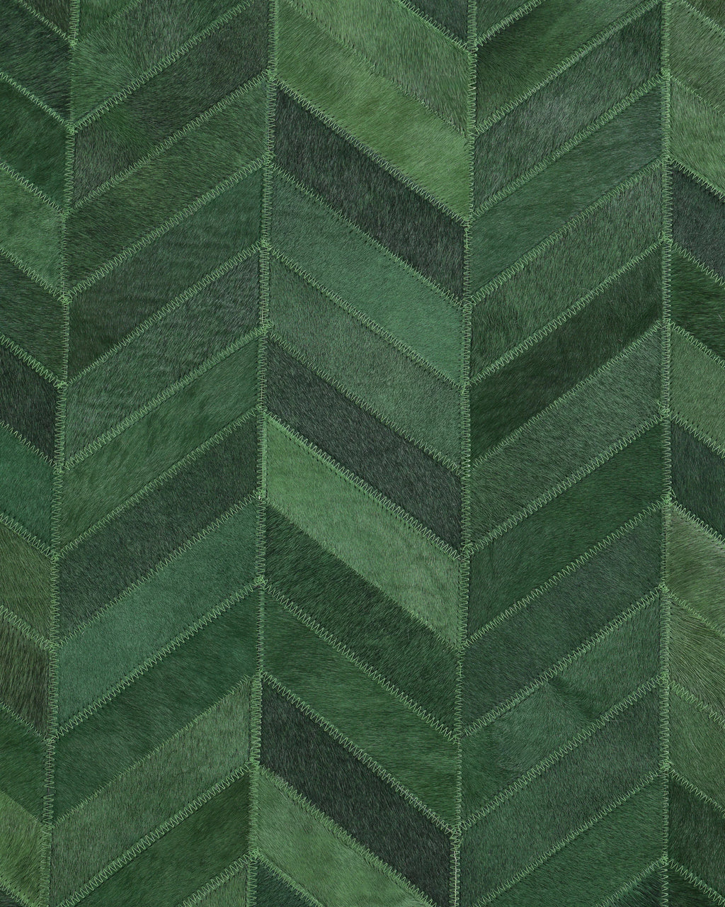 Jones Hide Rug - 5' x 8' / Green