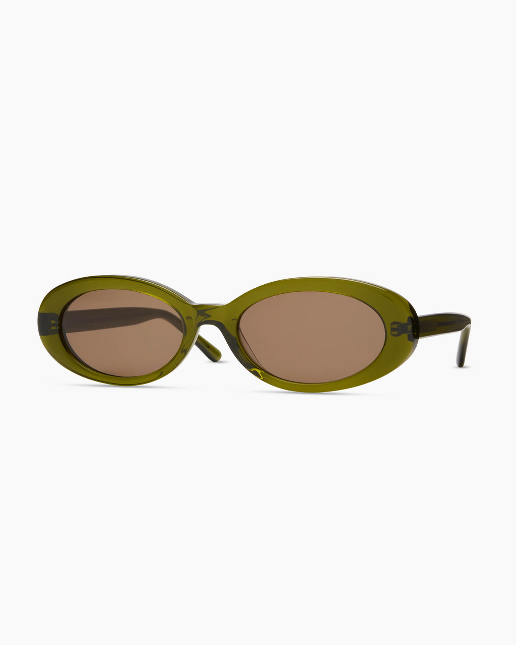 Bali Polarized Acetate Sunglasses - One Size / Moss with Brown lens