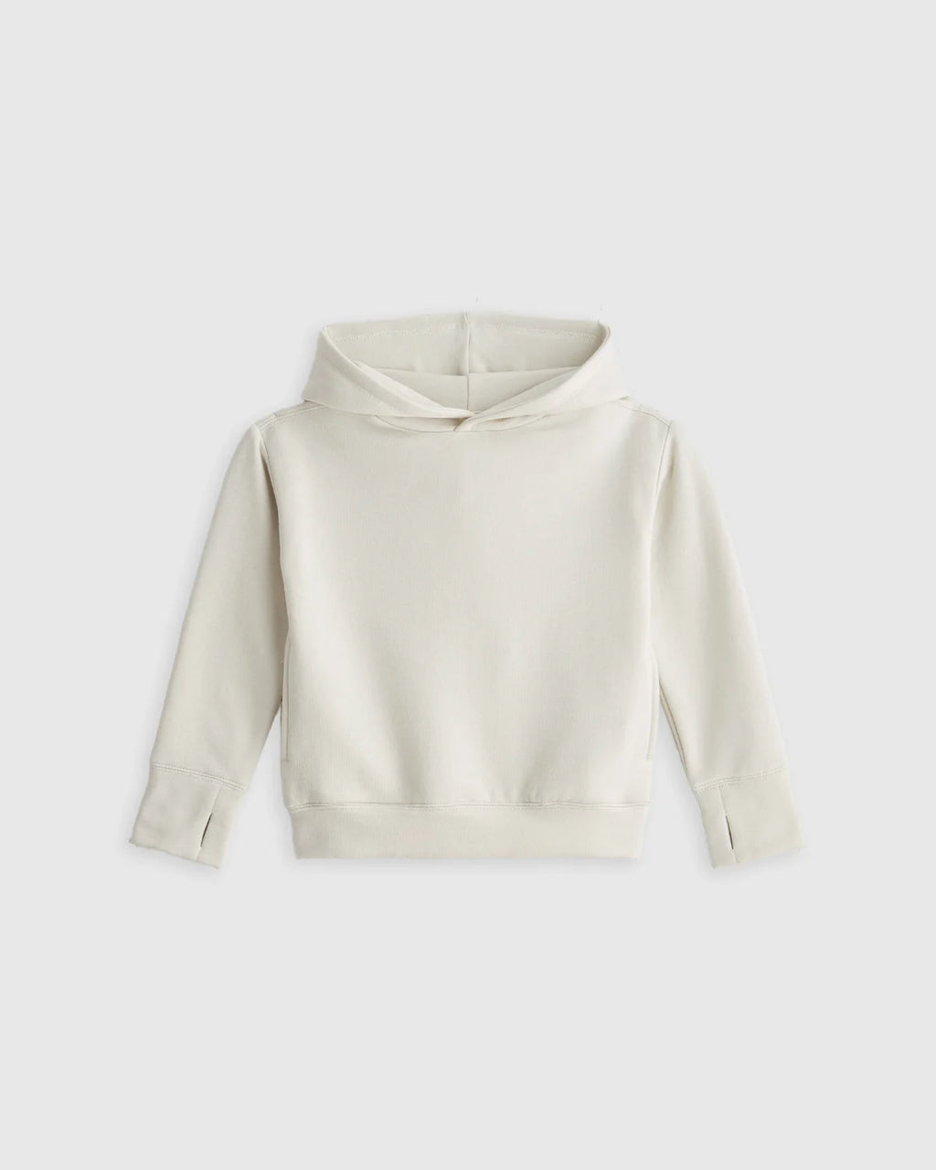 Girls SuperSoft Fleece Crop Pullover Hoodie - 2T / Off-White