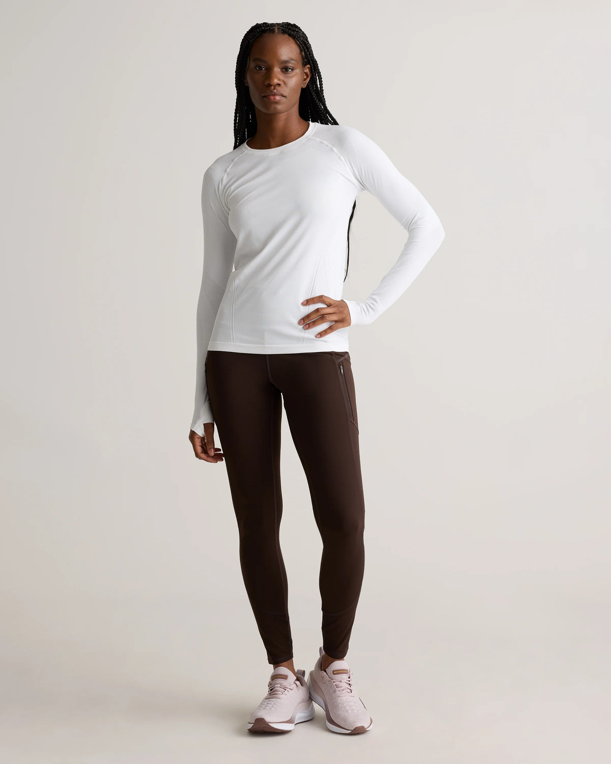 Whistler High-Rise Pocket Thermal Legging - XS / Black