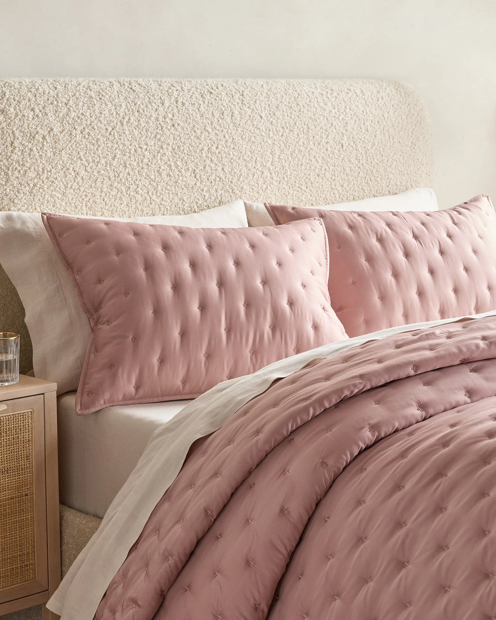 Bamboo Dream Quilted Sham Set - Standard / Sage