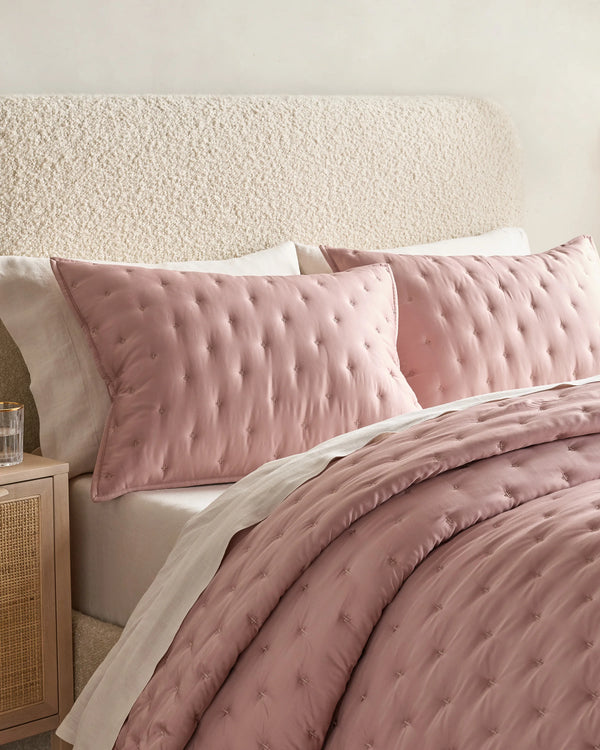 Bamboo Dream Quilted Sham Set - Standard / Sage