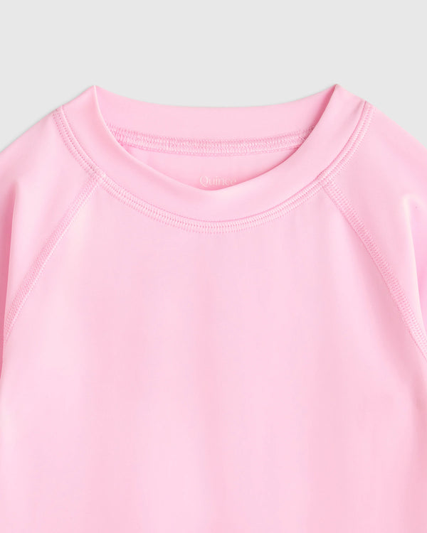 Long Sleeve Raglan Rash Guard - 2T / Island Aqua