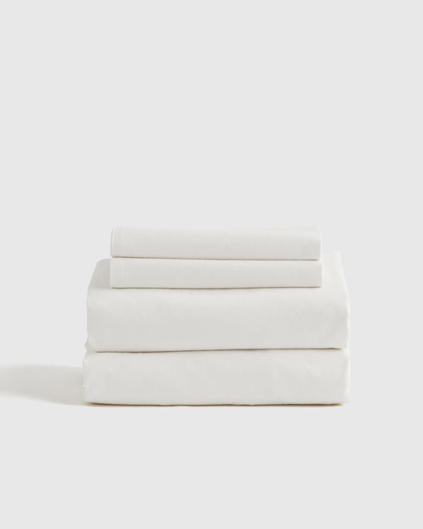Organic Brushed Cotton Sheet Set - Twin / Toffee