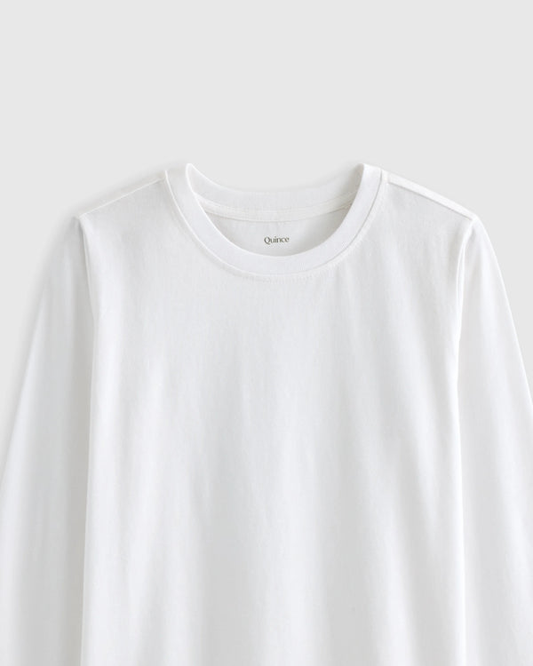 100% Organic Cotton Jersey Long Sleeve Tee - 2T / Dino Sketch