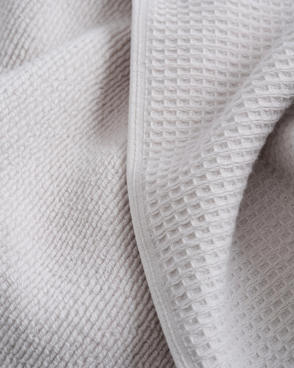 Turkish Waffle Terry Bath Towel Bundle - One Size / White