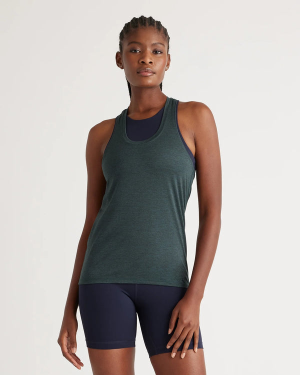 Flowknit Breeze Racerback Tank - XS / Heather Green
