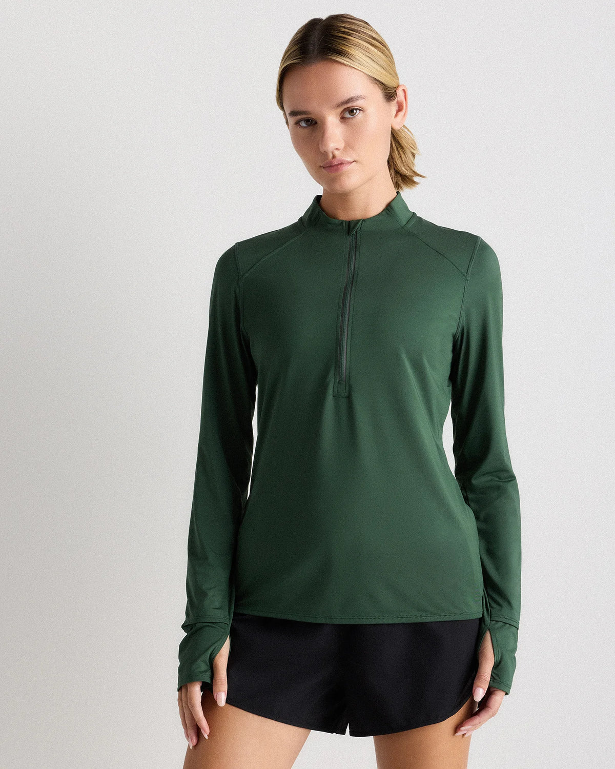 Race Day Half-Zip Pullover - XS / Big Sur Green Main image