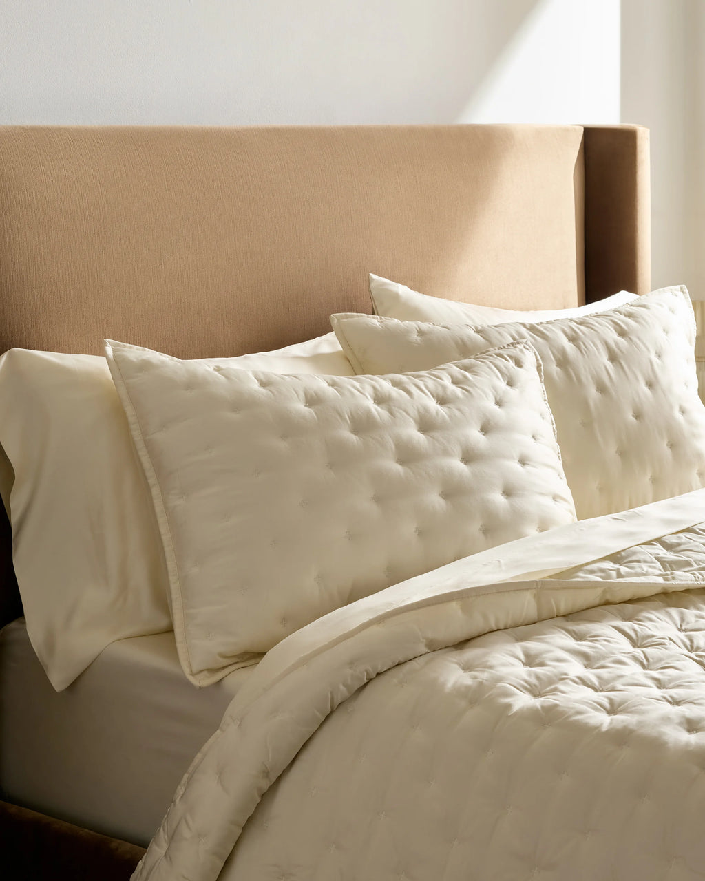 Bamboo Dream Quilted Sham Set - Standard / Sage