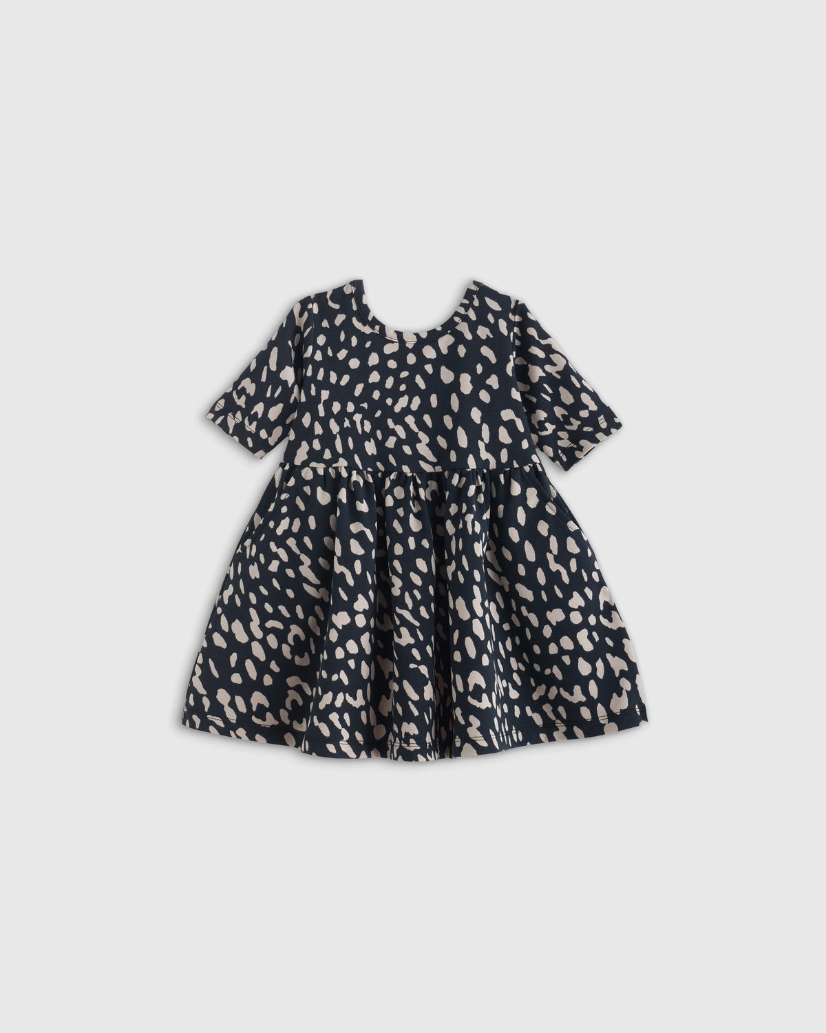 Organic Cotton Skater Dress - 3-6M / Animal Print Main image