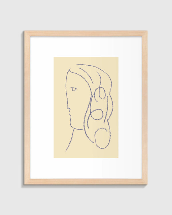 Selene by Jeff Jackson - 21.25"x26.25" / Oak