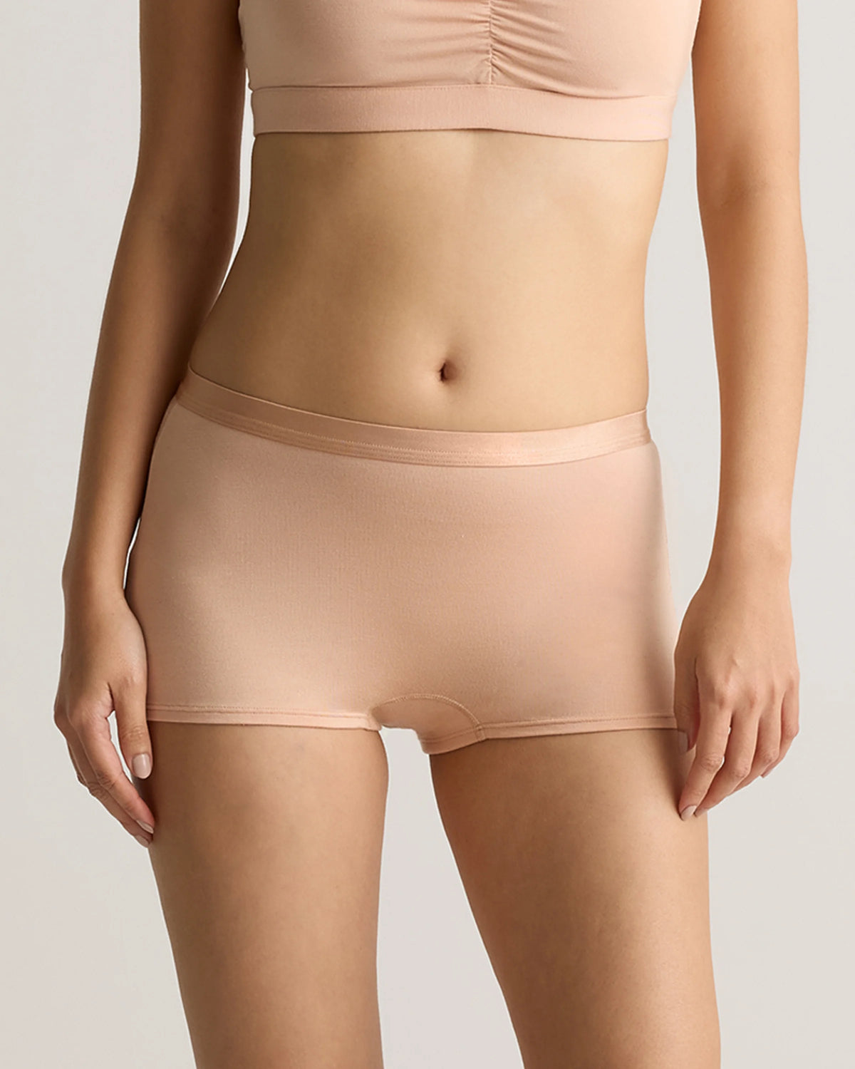 Micromodal Boyshort (6-pack) - XS / Warm Sand Main image
