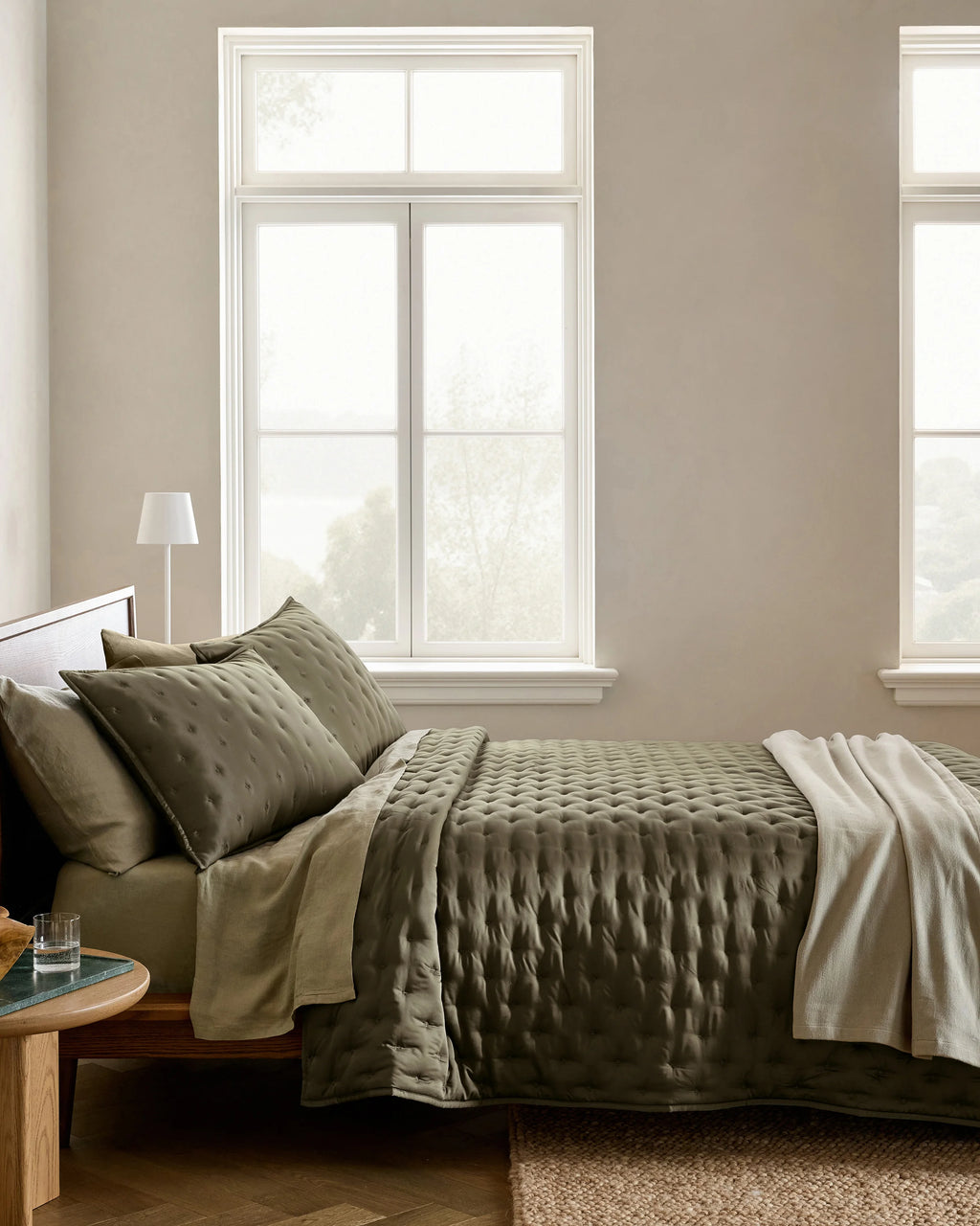 Bamboo Dream Quilt Set - Twin / Sage