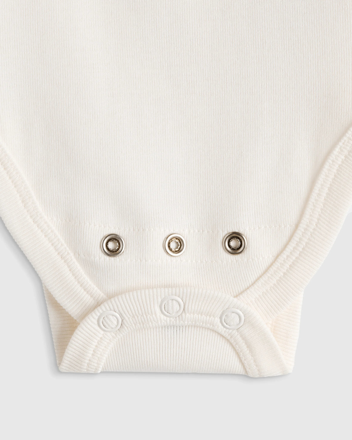 100% Organic Cotton Long Sleeve Bodysuit - 0-3M / Safari