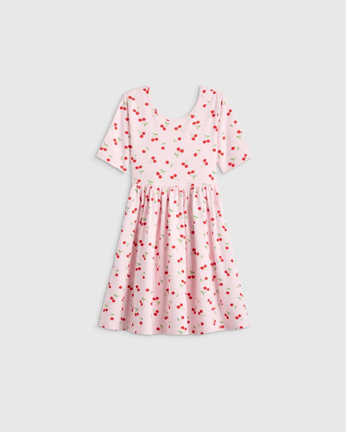 Organic Cotton Skater Dress - 2T / Sweet Cherries Main image