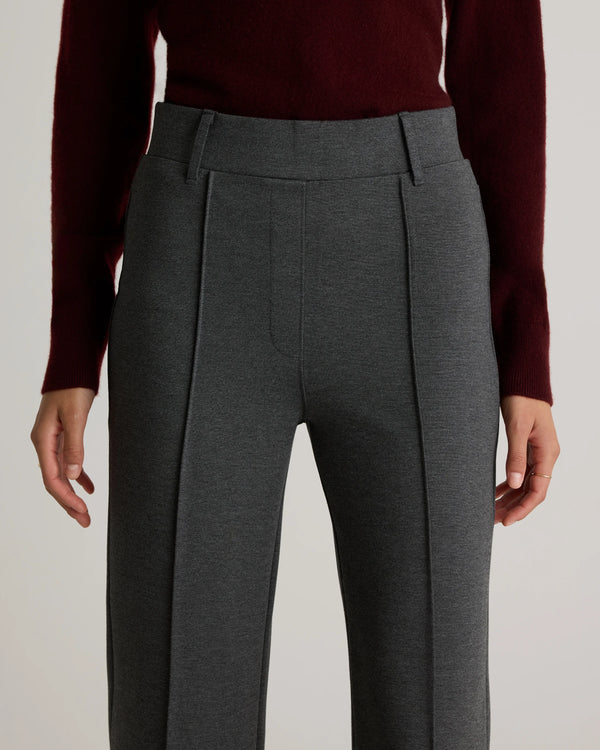 Ultra-Stretch Ponte Flare Leg Pants - XS / Espresso