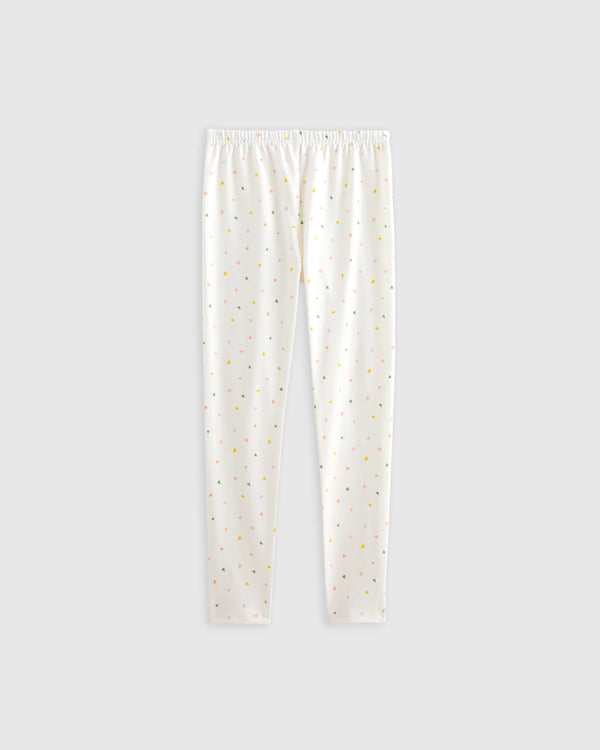 Organic Cotton Leggings - 2T / Red