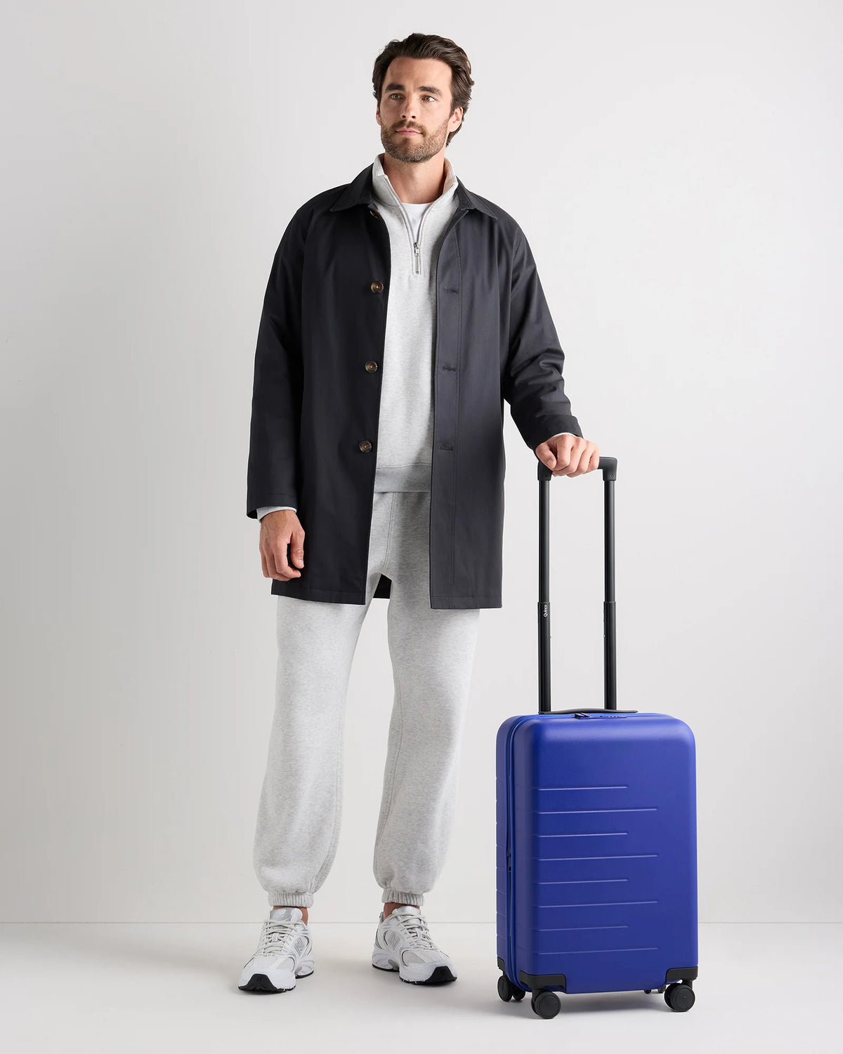 Expandable Small Carry-On Suitcase - One Size / Coastal Cobalt Main image