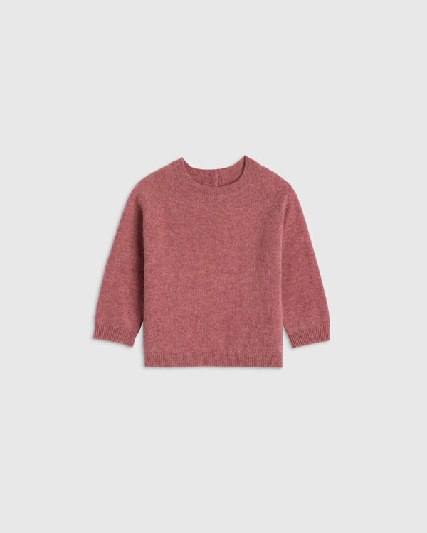 Washable Cashmere Crewneck Sweater - 0-3M / Varsity Red