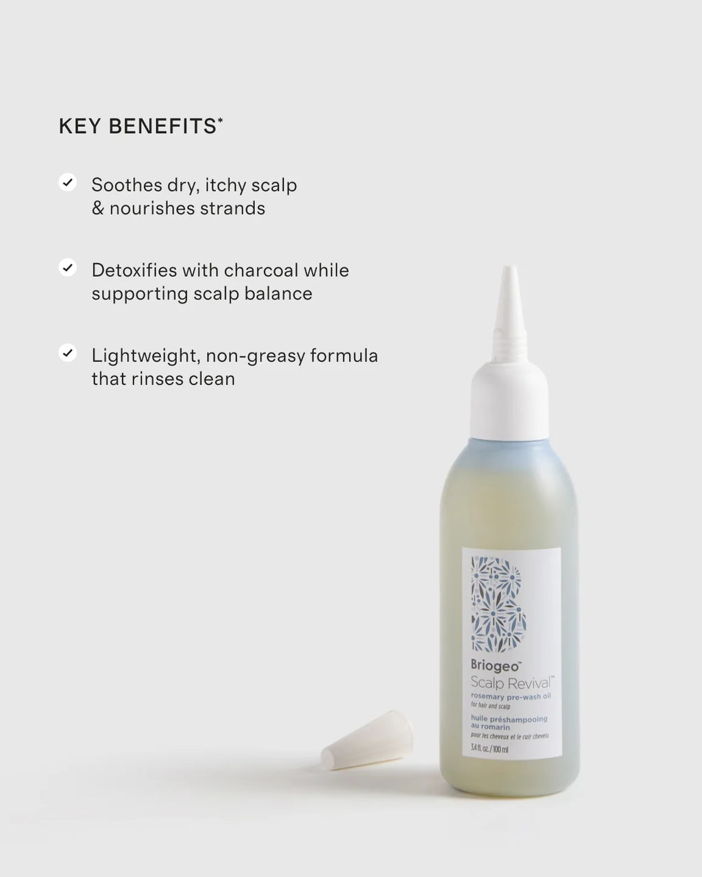 Scalp Revival™ Rosemary Pre-Wash Oil 3.4oz by Briogeo - One Size / No Color