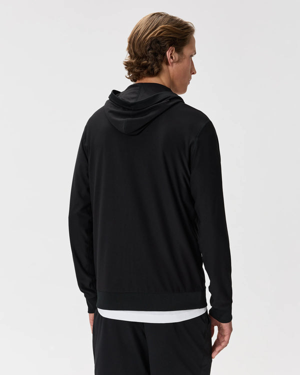 Flowknit Performance Full-Zip Chest Pocket Hoodie - XS / Heather Deep Navy