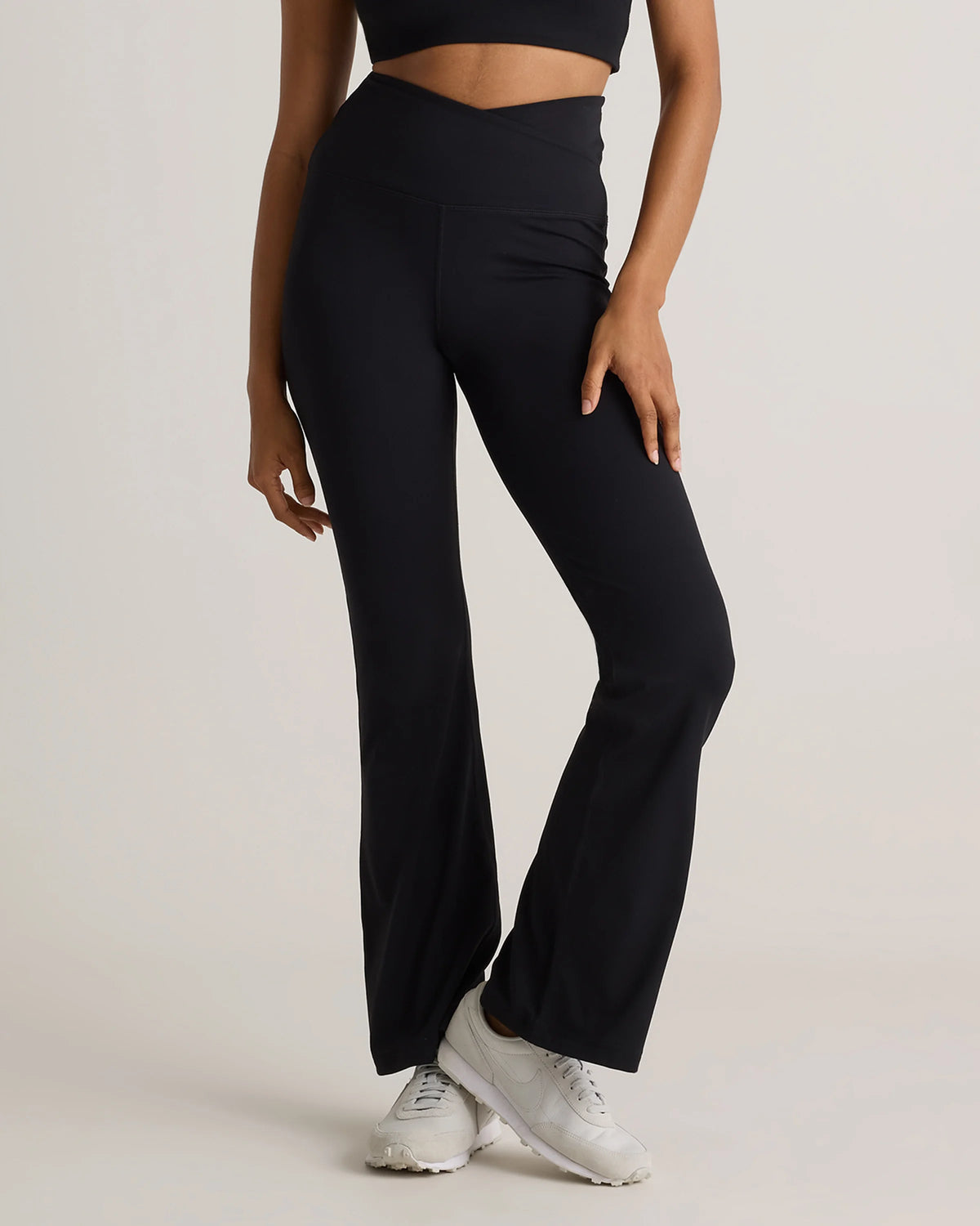 Ultra-Form High-Rise Crossover Flared Pant - XS / Black Main image