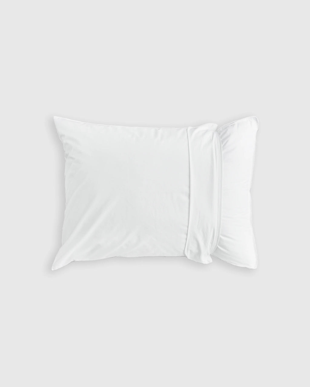 100% Cotton Pillow Protectors (Set of 2) - Standard / White