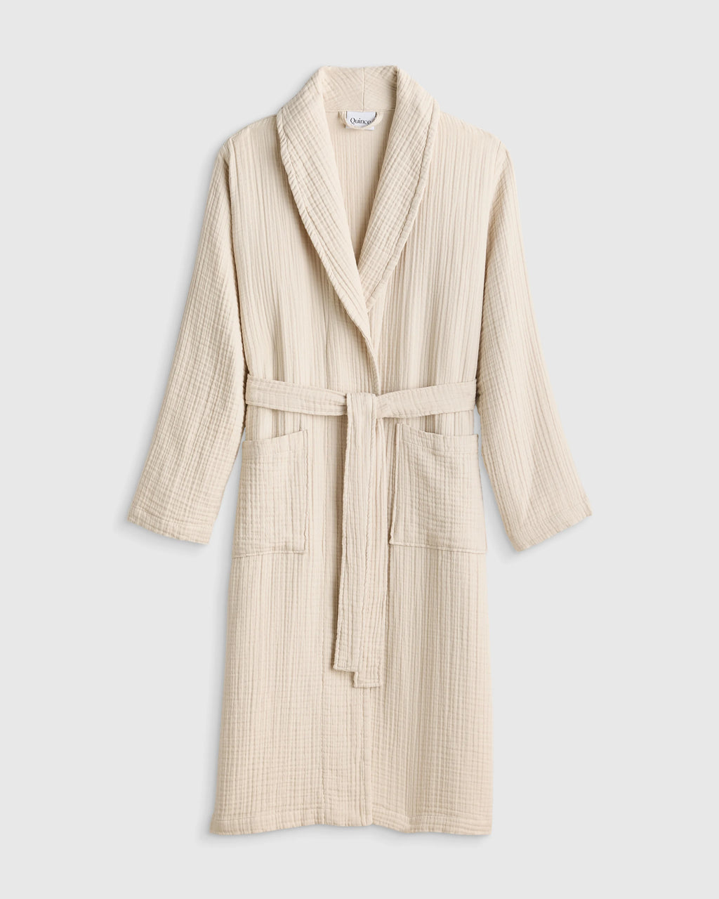 Soft Layered Turkish Cotton Robe - XS / White