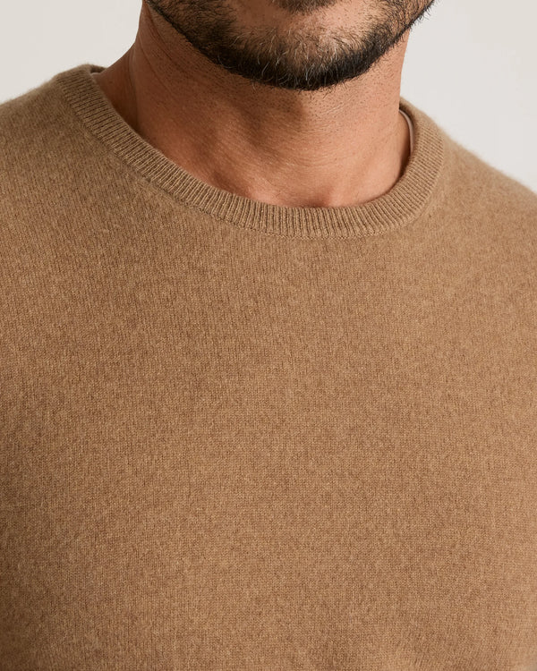 Mongolian Cashmere Crewneck Sweater - XS / Black