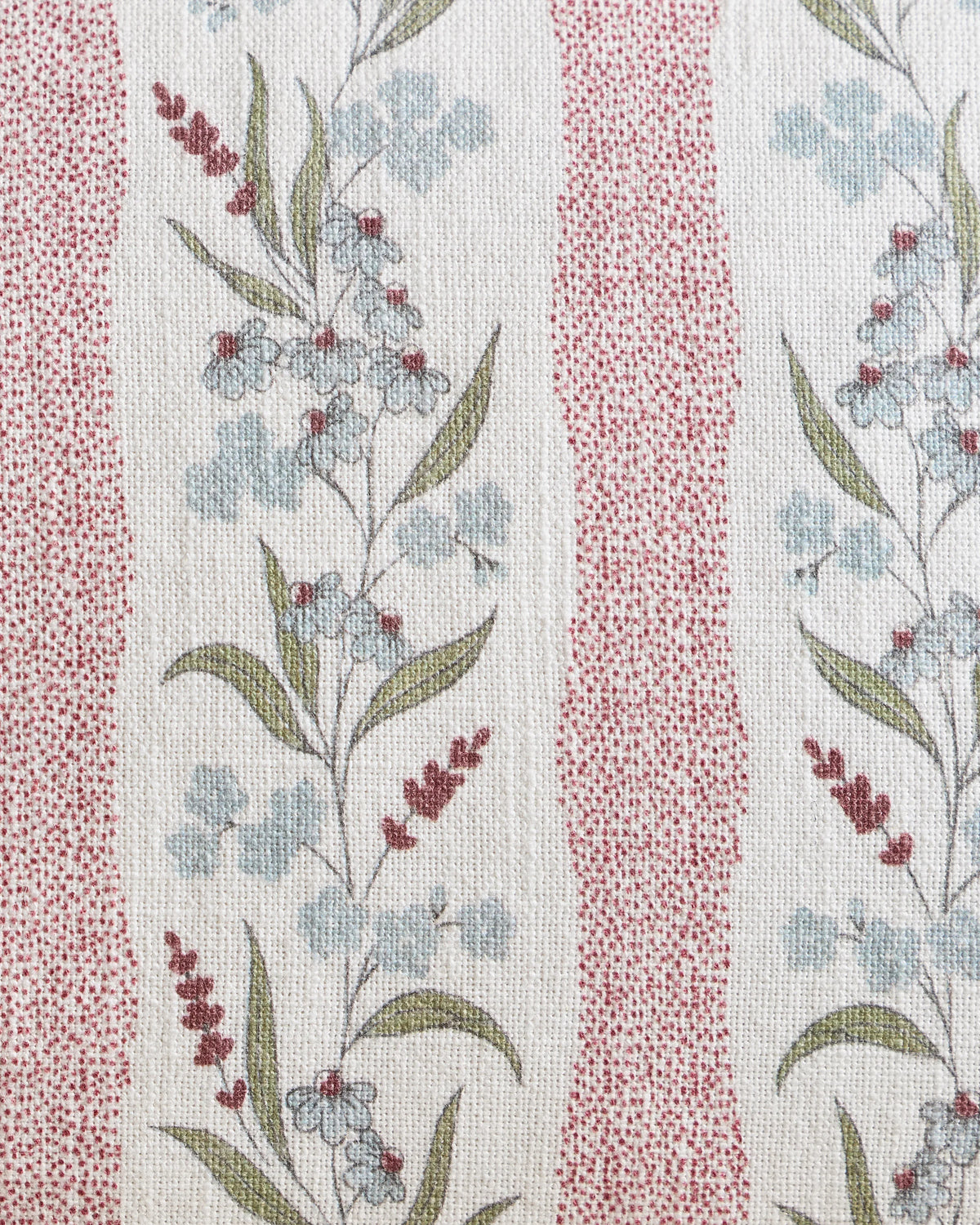 Wildflower Cotton Pillow Cover (Set of 2) - 12x20 / Tan Stripe