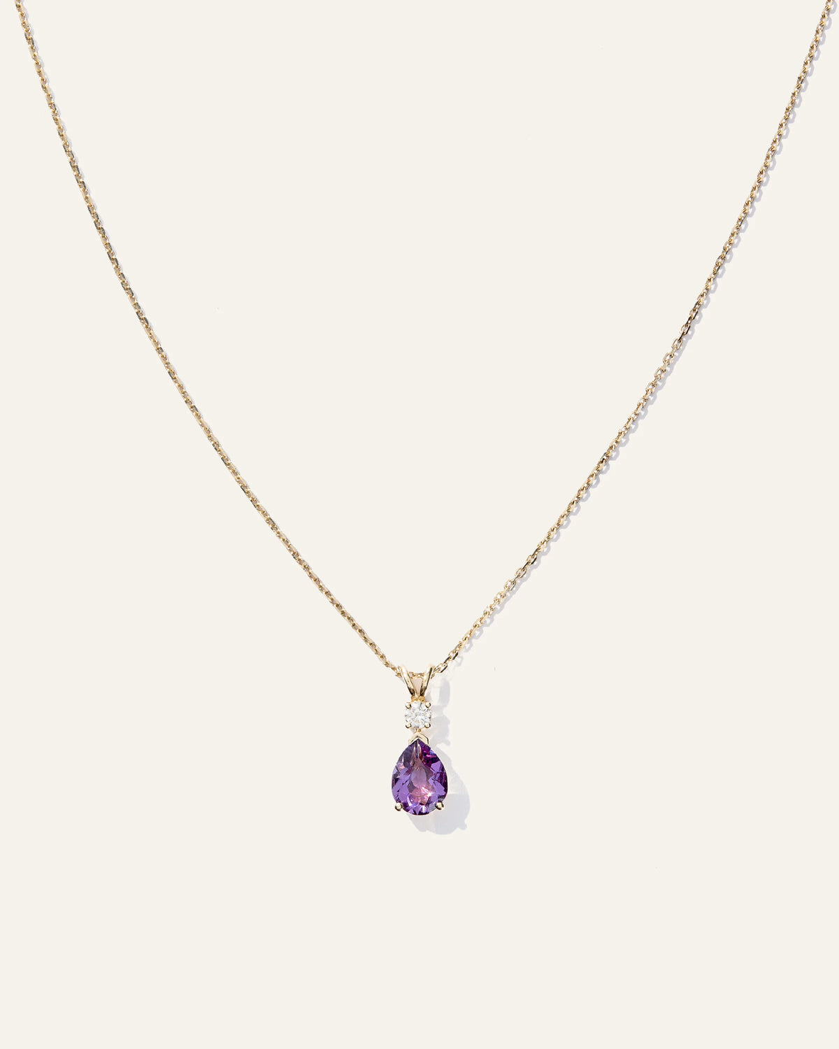 14K Gold Diamond & Semi-Precious Gemstone Drop Necklace - One Size / Yellow Gold Main image