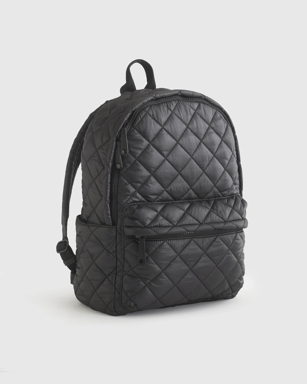 Transit Quilted Commuter Backpack - One Size / Taupe Brown