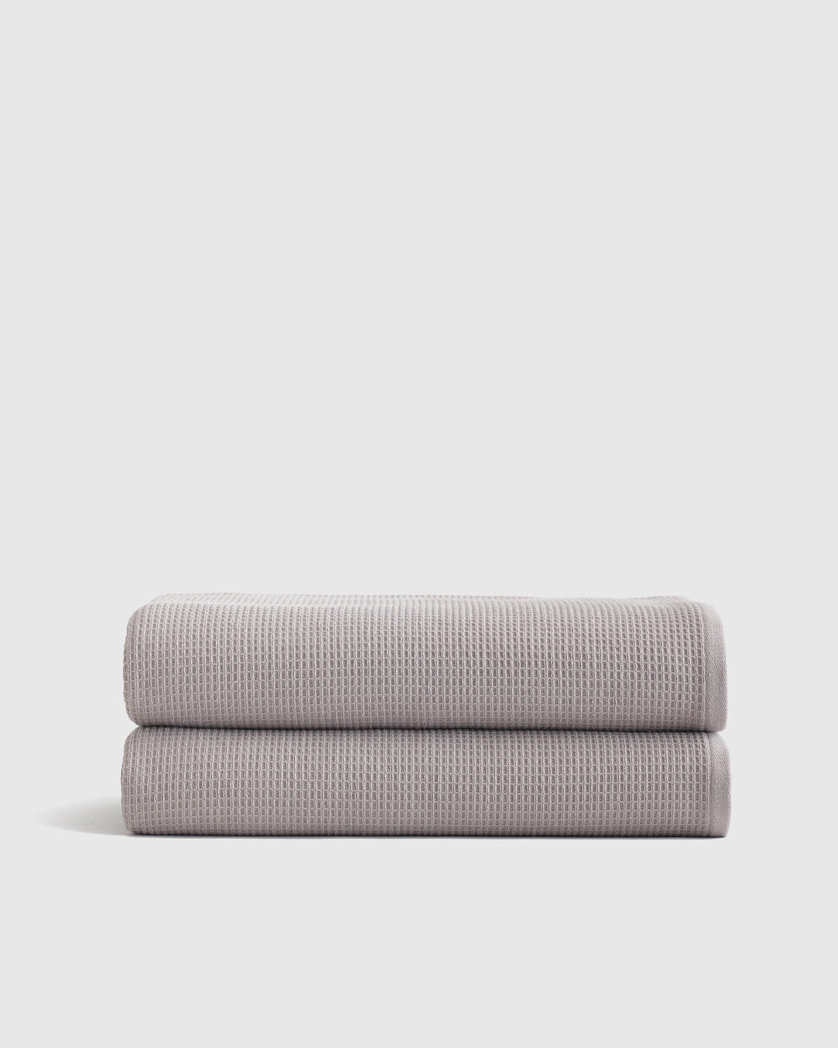 Turkish Waffle Terry Bath Sheet (Set of 2) - One Size / Ivory