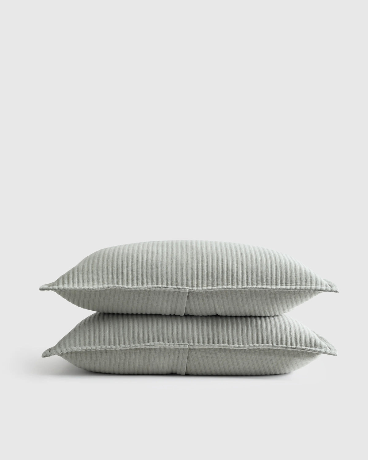 Organic Cotton Matelasse Sham Set - Standard / Dried Sage Main image
