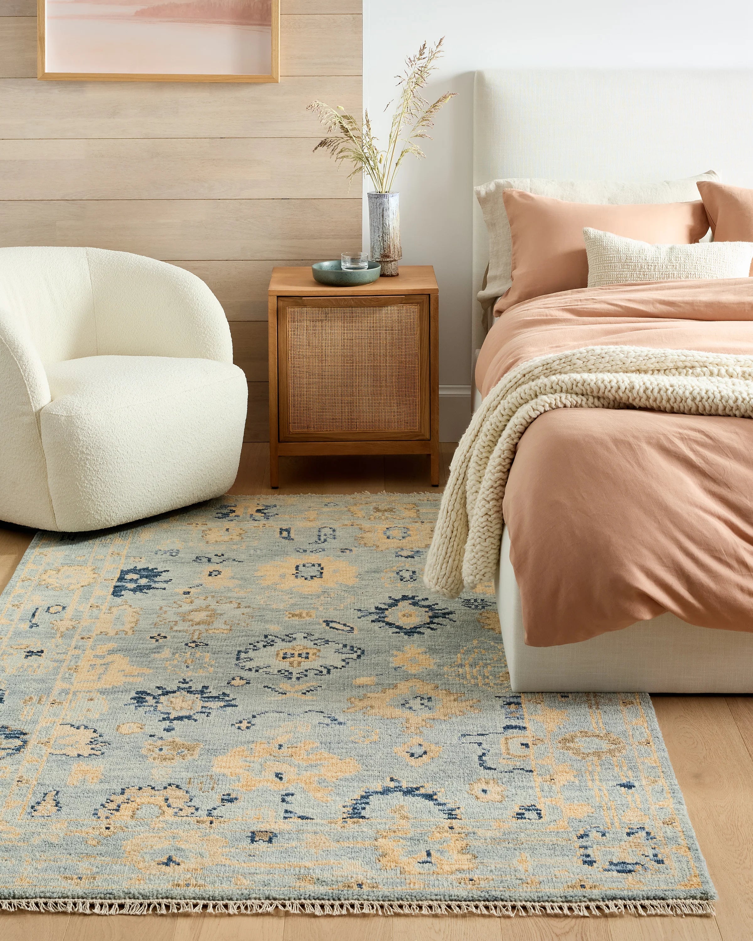 Kian Hand-Knotted Wool Rug - 5' x 8' / Blue Secondary image