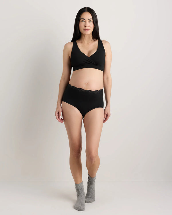 Organic Cotton Nursing & Sleep Bra (2-pack) - XS / Sand