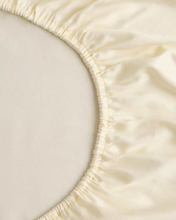 Signature Giza Cotton Sateen Fitted Sheet Set - Twin / Mineral