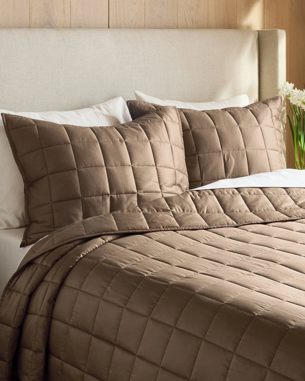 Bamboo Box Quilt - Twin / Sage