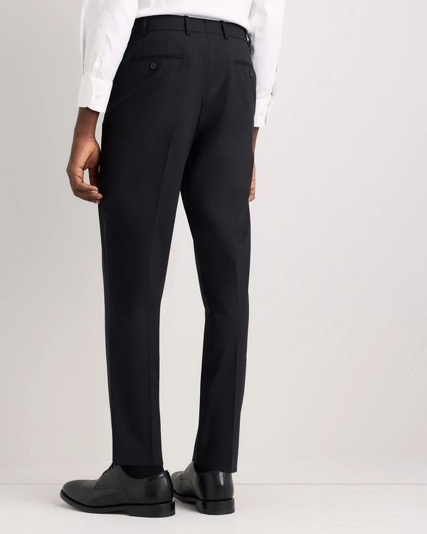 Stretch Wool Dress Pants - Straight - 30X30 / Black