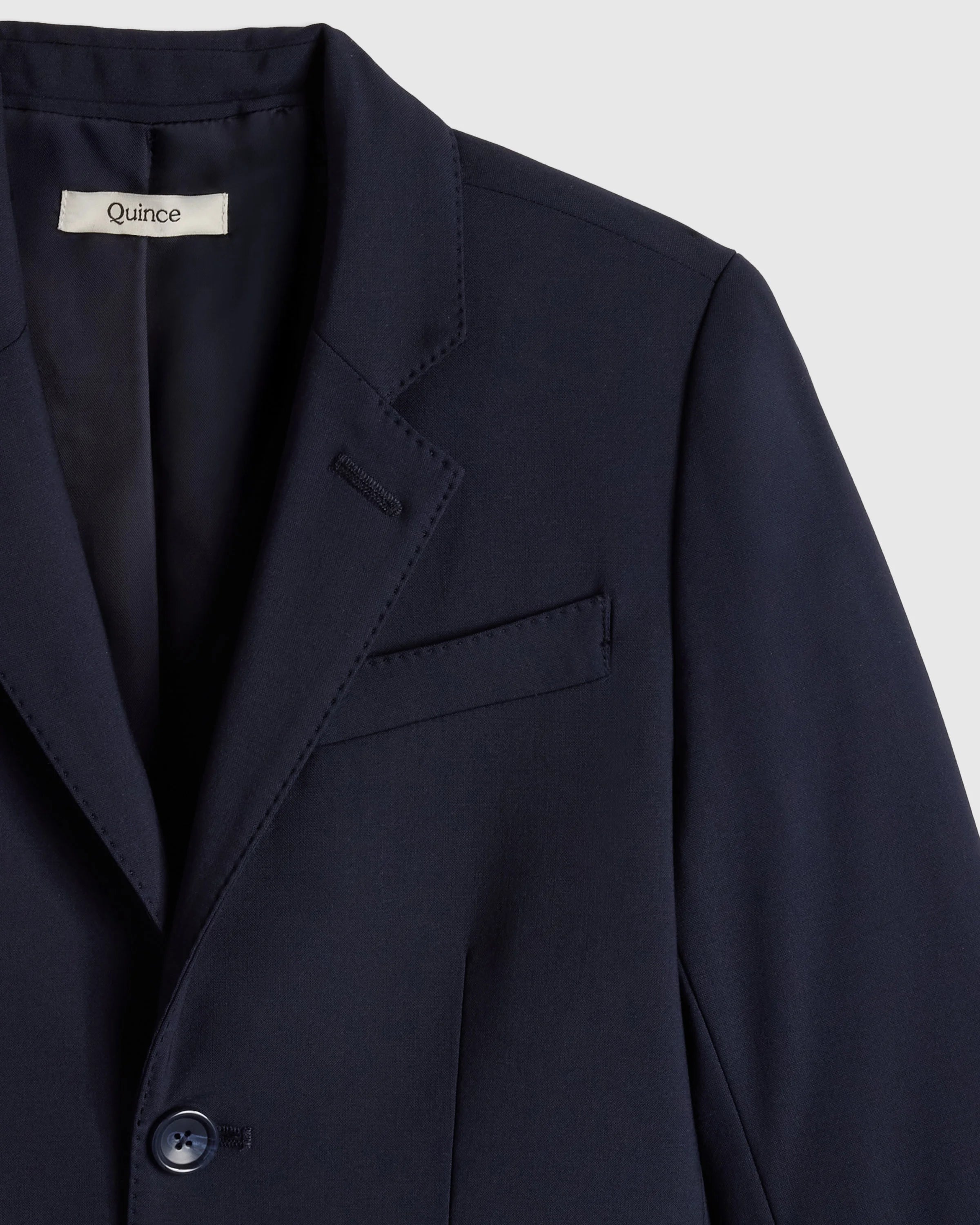 Kids Italian Wool Suit Jacket - 4T / Navy Secondary image